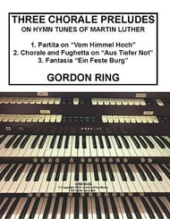 Three Chorale Preludes Organ sheet music cover Thumbnail